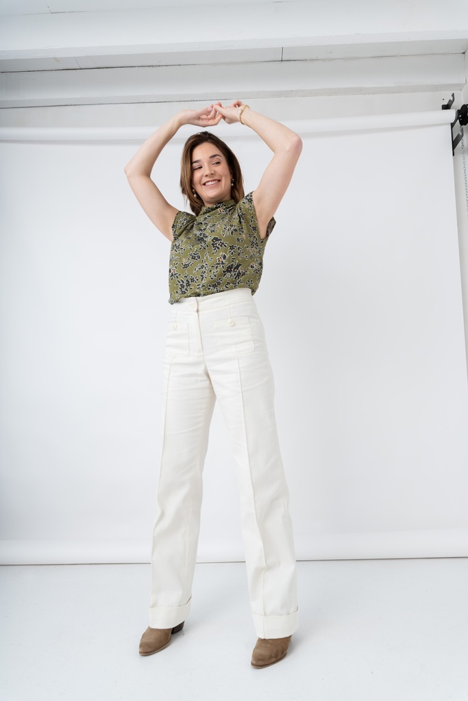 Stretch Jeans Wit