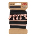 Spiraal rits metallic 2m incl. 5 schuivers Rosé goud