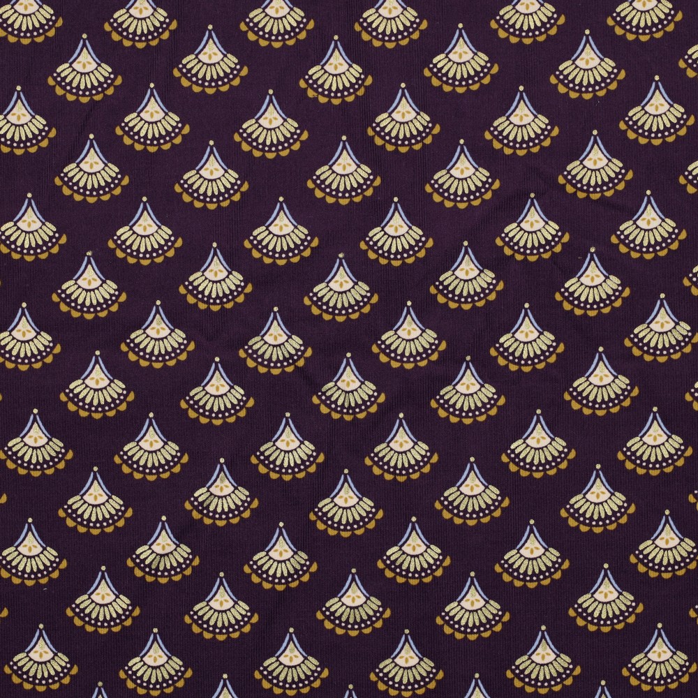 Babycord Glitter Bohemian Purple