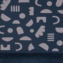 Alpenfleece Shapes Blue
