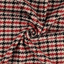 Pied de poele tweed - 0804 - rood/roze