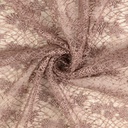 Kant met pailletten en schulpranden dusty Purple