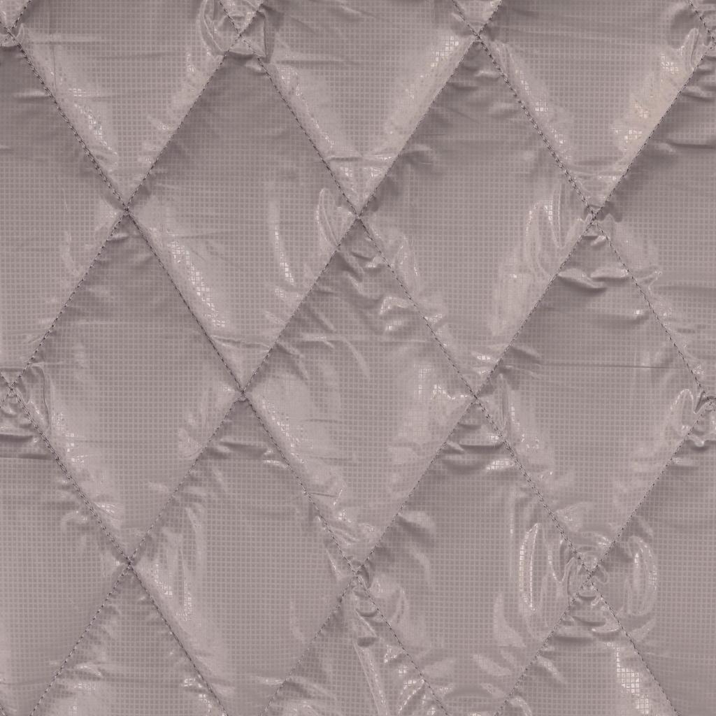Quilted Fabric with Foil Grey