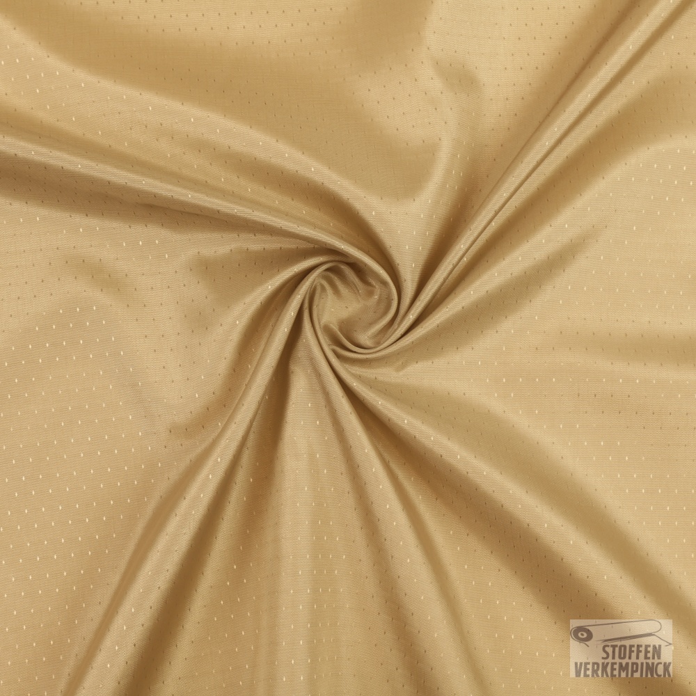 Acetaatvoering Gestipt Jacquard Beige