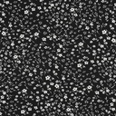 Stretch Magnolia Little Flowers Black