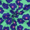 Fine Poplin Big Flower Nerida Hansen Lime