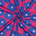 Fine Poplin Big Flower Nerida Hansen Bright Pink