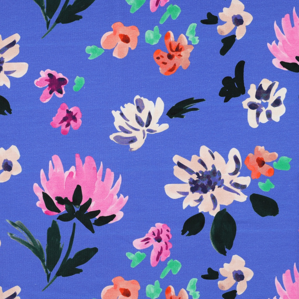 French Terry Dig. Colette Nerida Hansen Light Blue