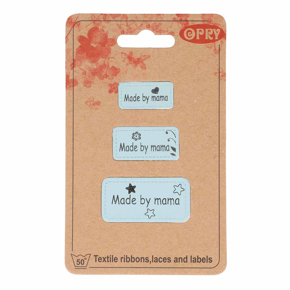 Opry skai-leren labels made by mama groen