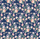Jogging Digital Print Roses Marine