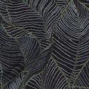 Gobelin Leaves Dark Blue