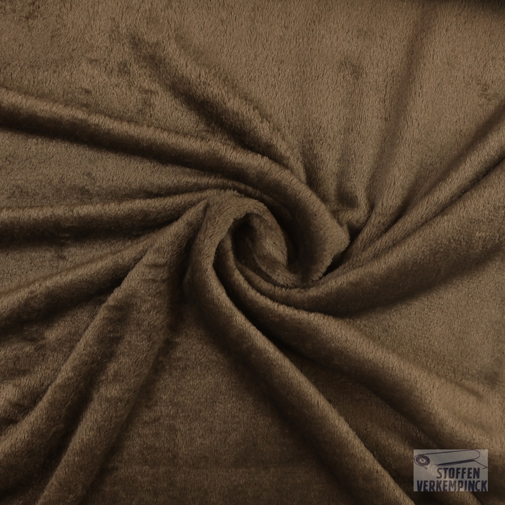 Wellnessfleece Uni Donker Taupe