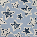 French Terry Stars Blue