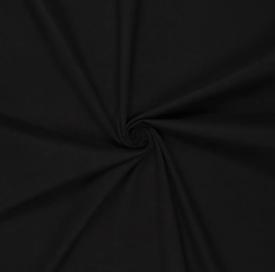 Cotton Twill Stretch Peach Black