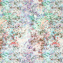 Polyester Stretch Digital Glitches Mint