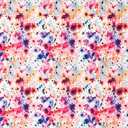 Polyester Stretch digi Daisies Pink/Blue