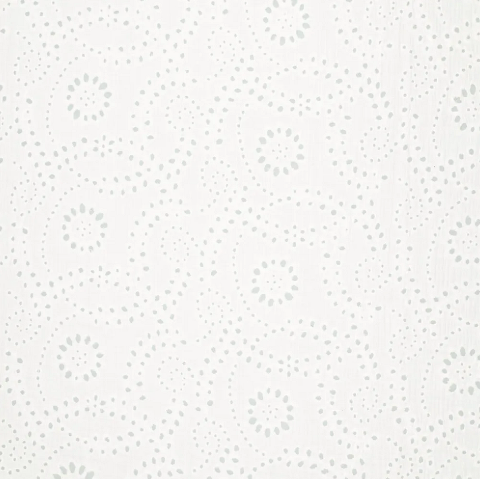 Double Gauze Broderie White