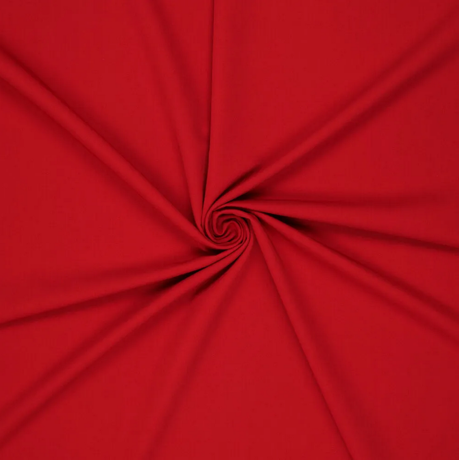 Lichte Gabardine Stretch Red