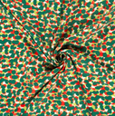 Viscose Satin Spotted Green