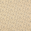 Cotton Seersucker Blossoms Ecru/Jeans