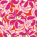 Jersey Swimwear Digi. Fuchsia Flowers