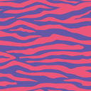 Jersey Swimwear Digi. Stripes Fuchsia/Blue
