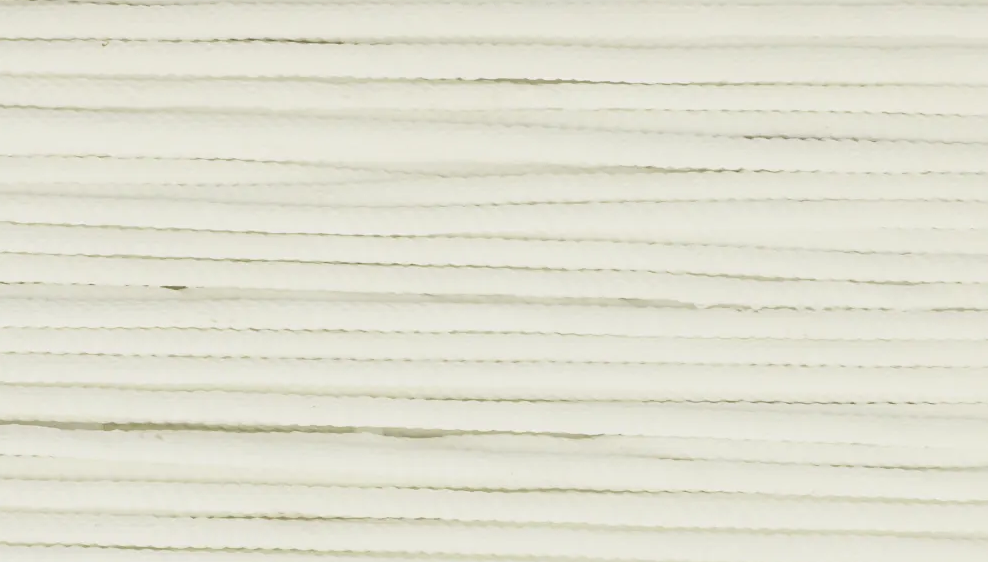 Gedraaid koord soepel 5mm - wit