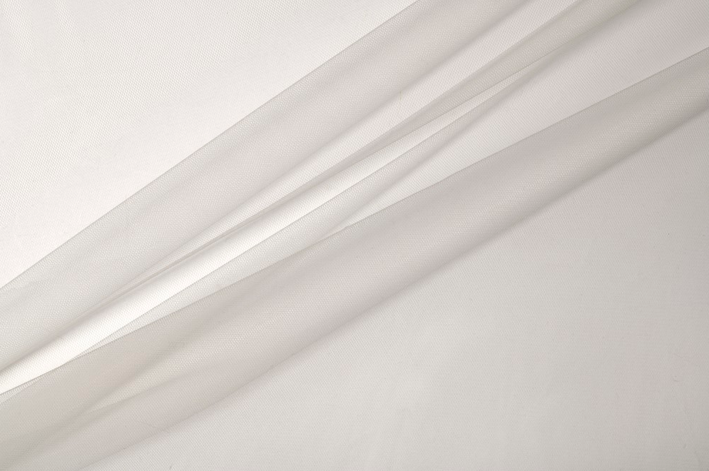 Tulle Soepel 300cm. Ivoor