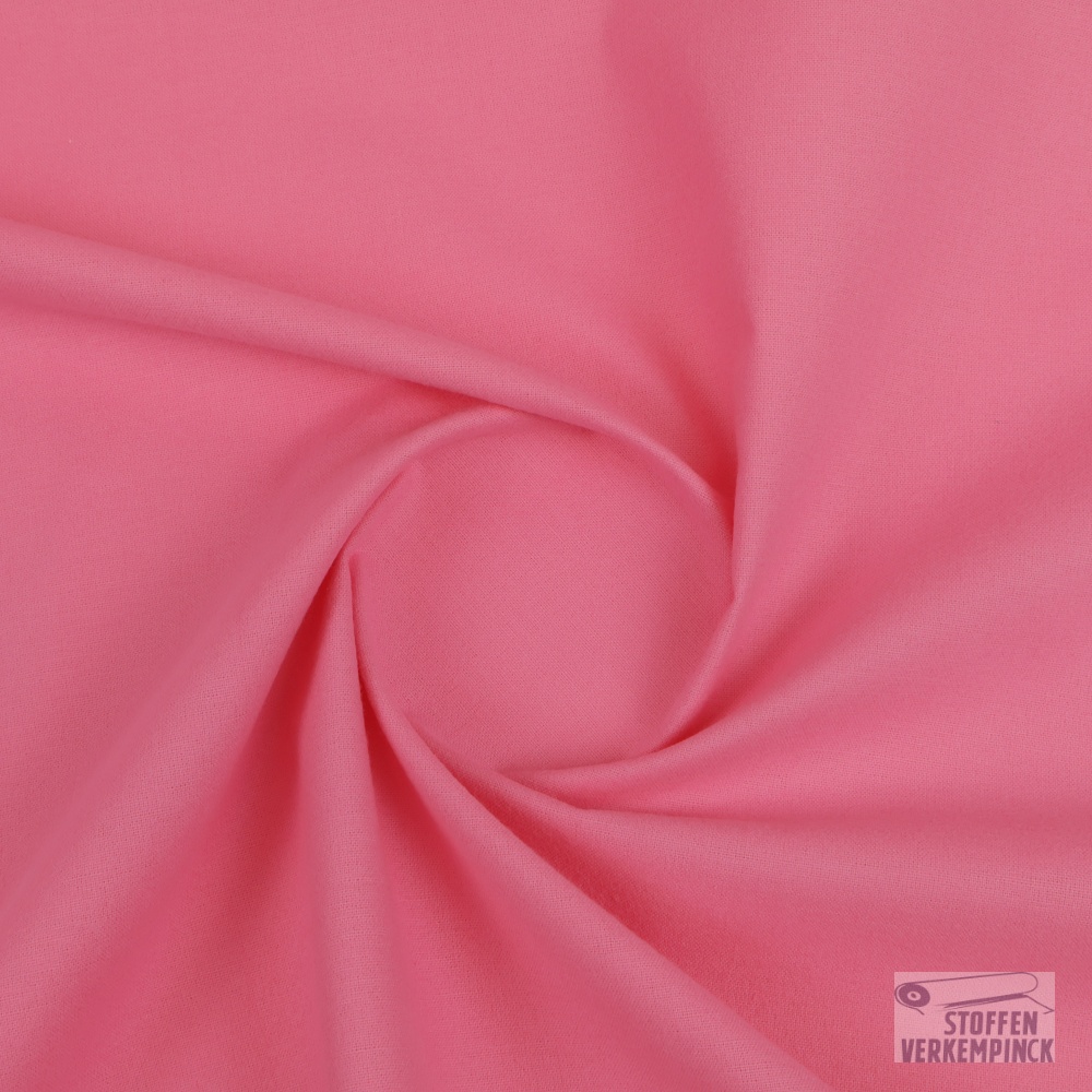 Flanel éénzijdig geruwd Roze