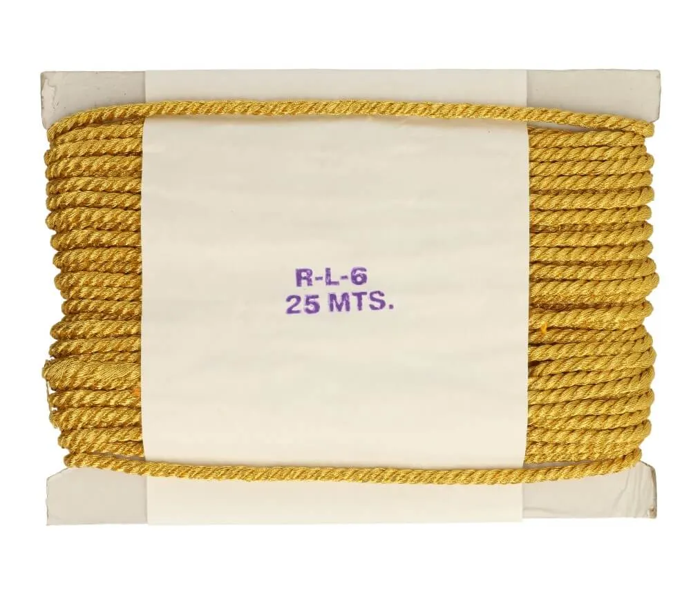 Lurexkoord goud dik (per meter)