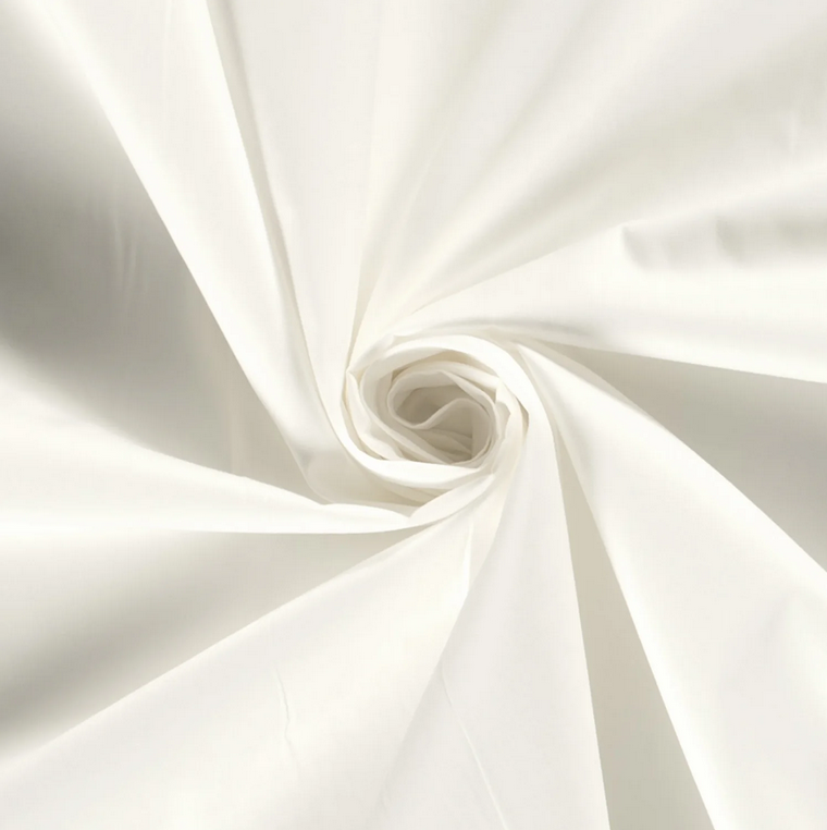 Voile Katoen Gebroken Wit