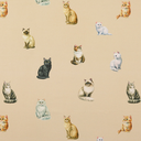 Cotton Digital Katjes Licht Beige