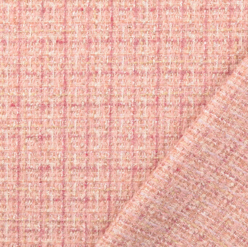 Chanel Bouclé Lurex Rose