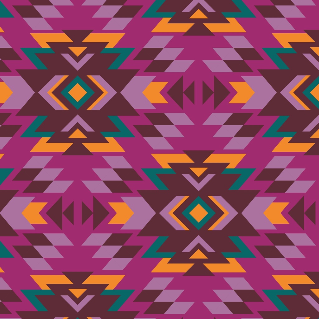 Raincoat Aztec Fuchsia