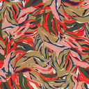 Punta di Roma drawn Leaves Rose/Coral/Khaki