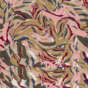 Punta di Roma drawn Leaves Rose/Wine/Olive