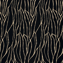 Viscose Twill Abstract Lines Black