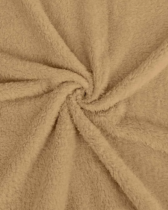 Double Wellness Fur Donker Beige