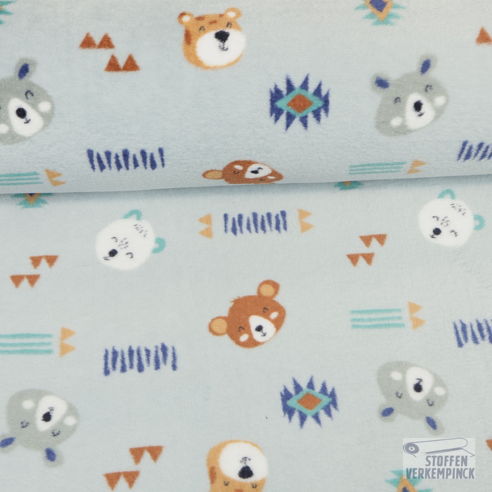 Wellnessfleece Print "Etno Animals"