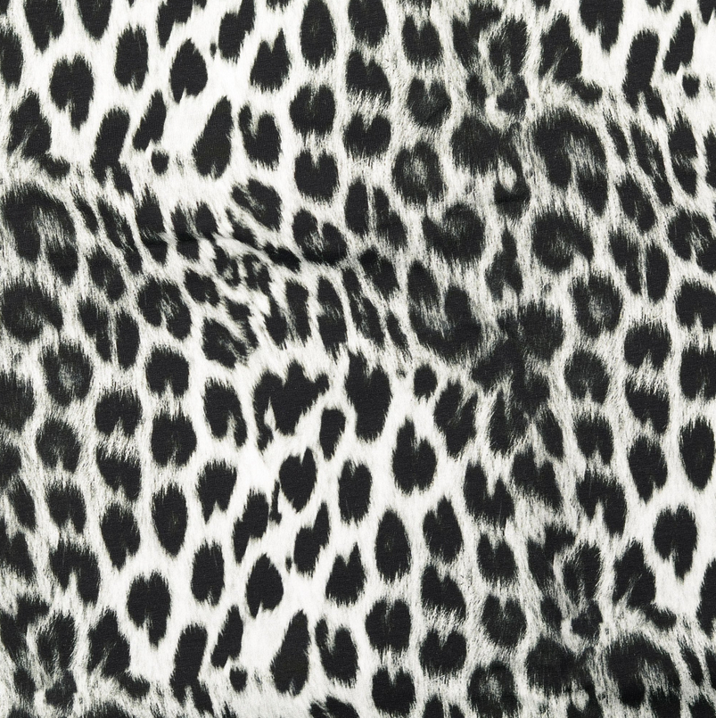 French Terry Brushed Leo Black