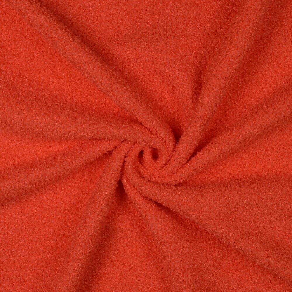 Teddy Fleece Double sided Tangerine