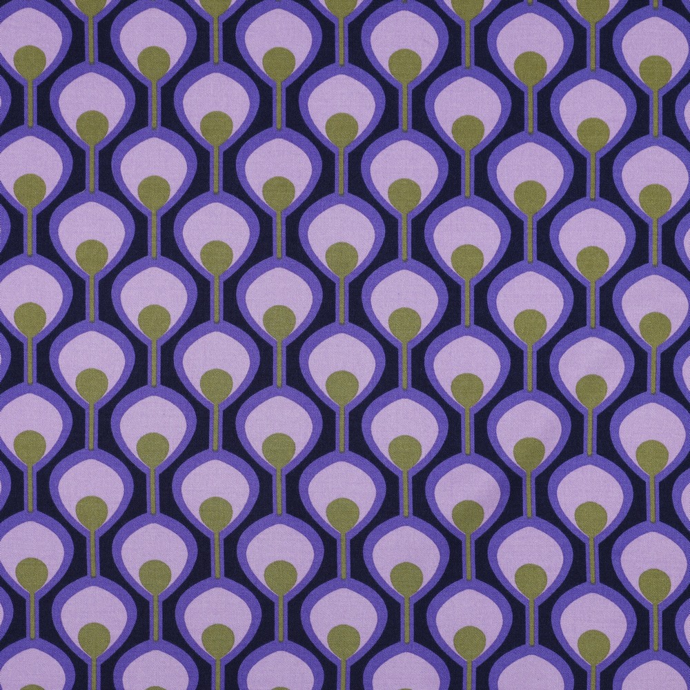 Rosella Stretch Retro Purple/Lila/Green