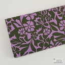 Cotton Viscose Flowers Lilarose/Khaki