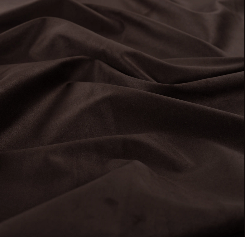 Double Suède Stretch Dark Brown