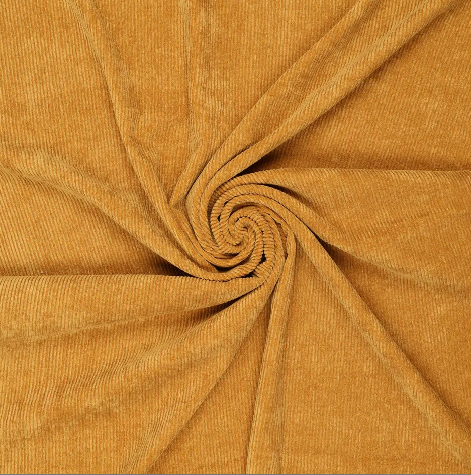 Corduroy Stretch Soepel Ochre