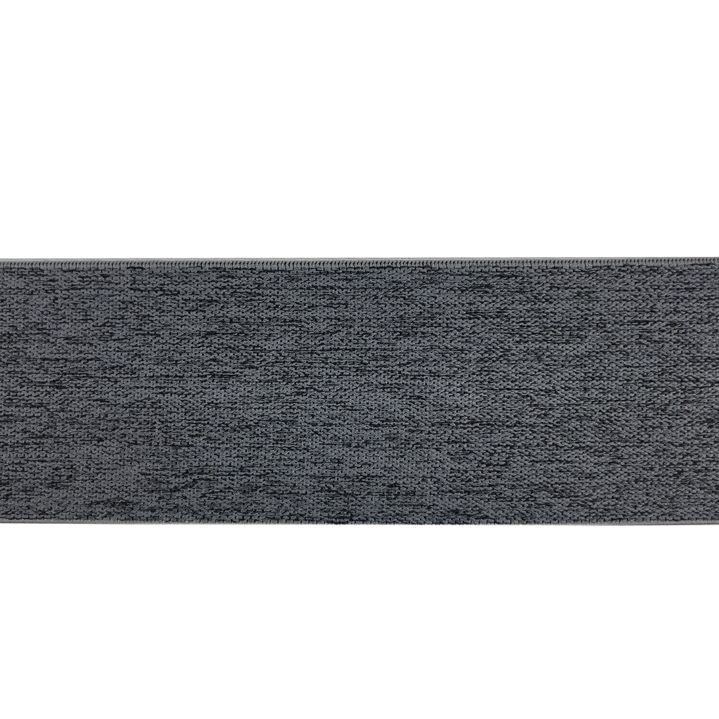 Elastiek Soft Melange 40mm - Antraciet