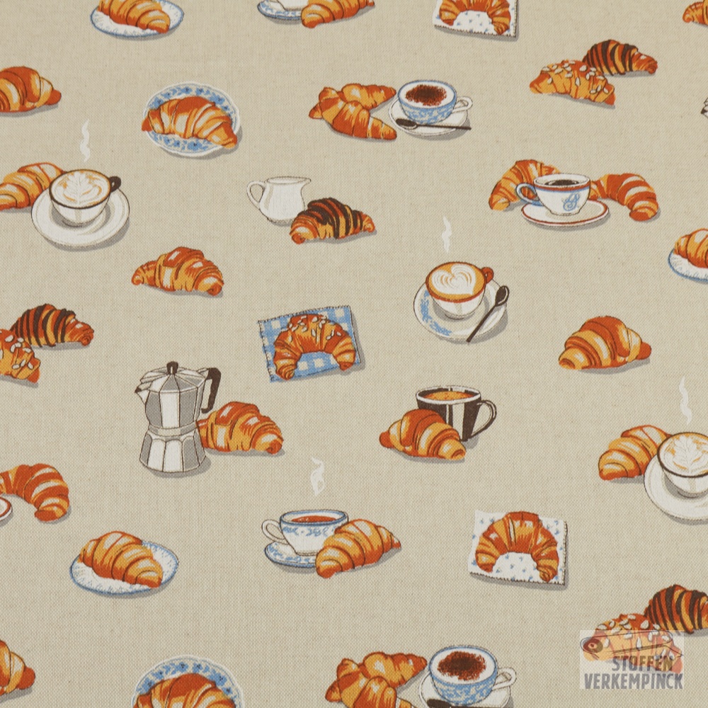 Canvas Print Croissant - Naturel