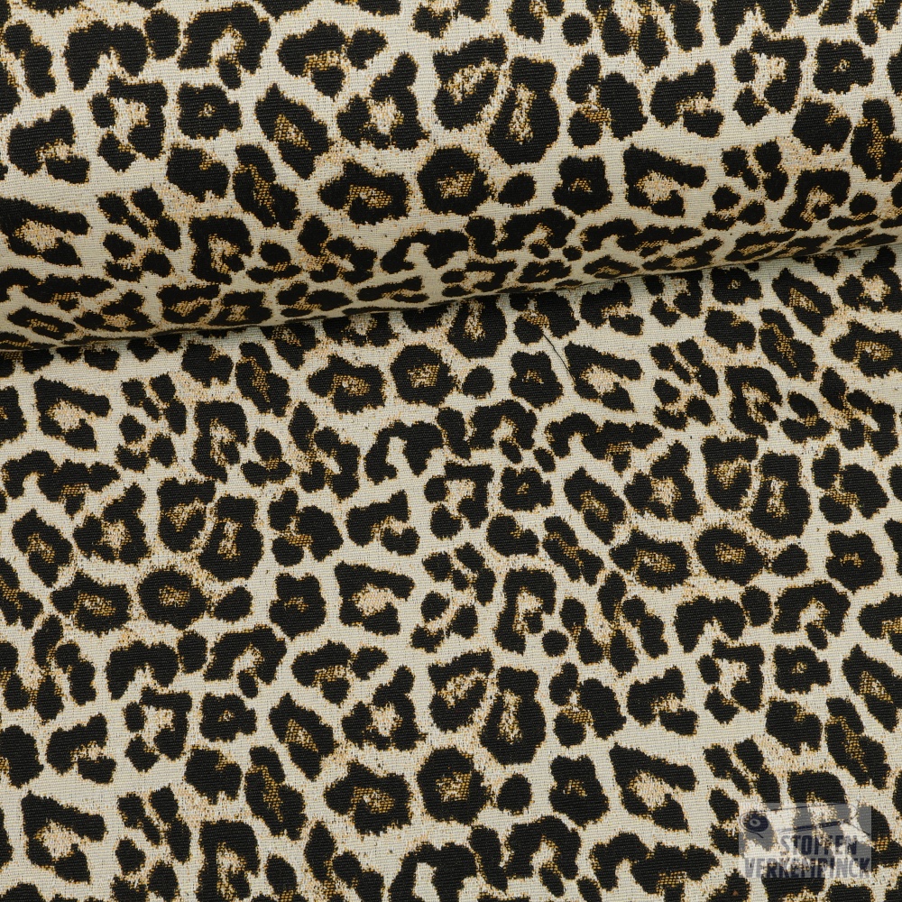 Jacquard Leopard Beige