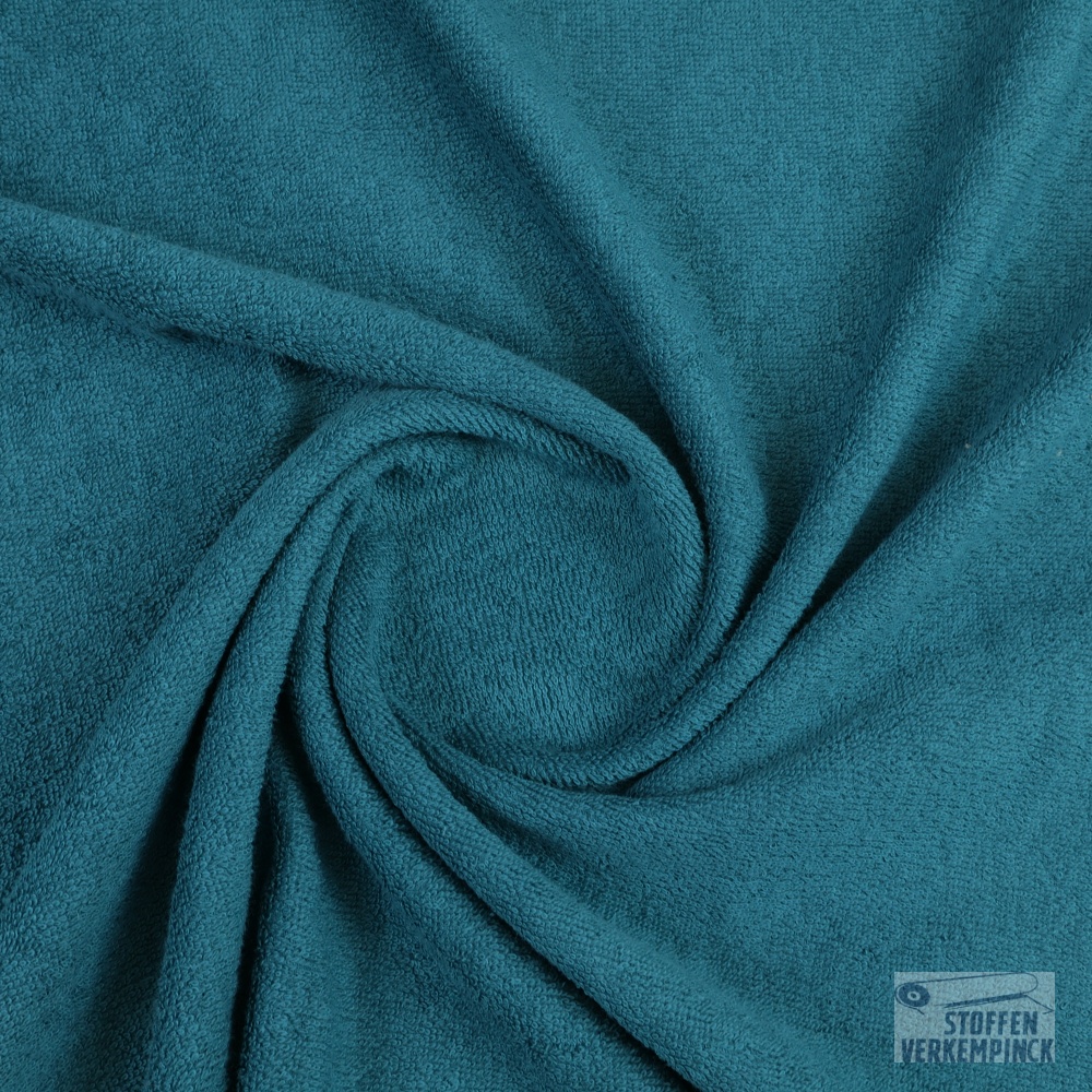 Badstof De Luxe met gestikte zelfkant - Paon