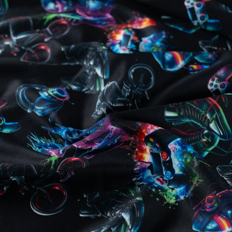 Alpenfleece Digital Urban Life Black